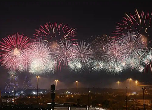 宜章县焰火晚会